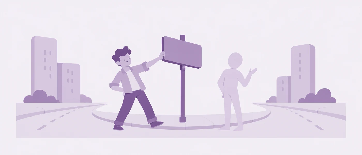ENTP（予測不能なトリックスター）の役割を表したイラスト
