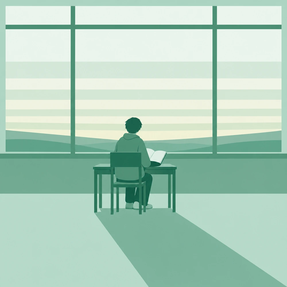 物語のなかのINFP（眠れる原石）を表したイラスト