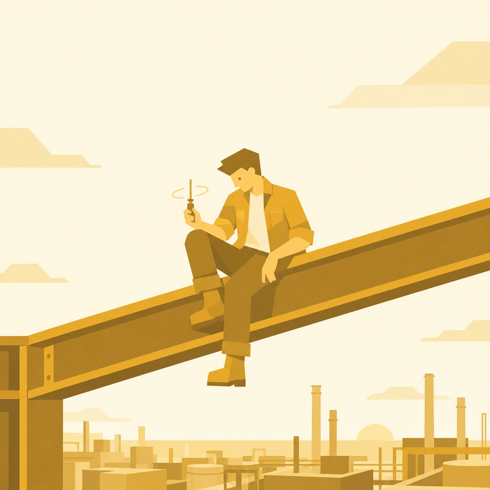 物語のなかのISTP（最強の兵器）を表したイラスト