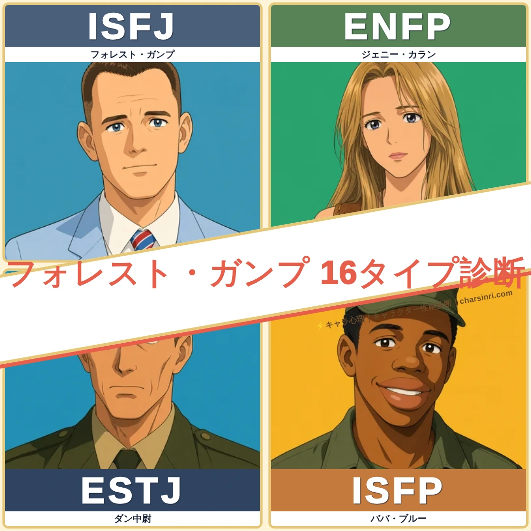 フォレスト・ガンプ｜MBTI一覧のアイキャッチ画像