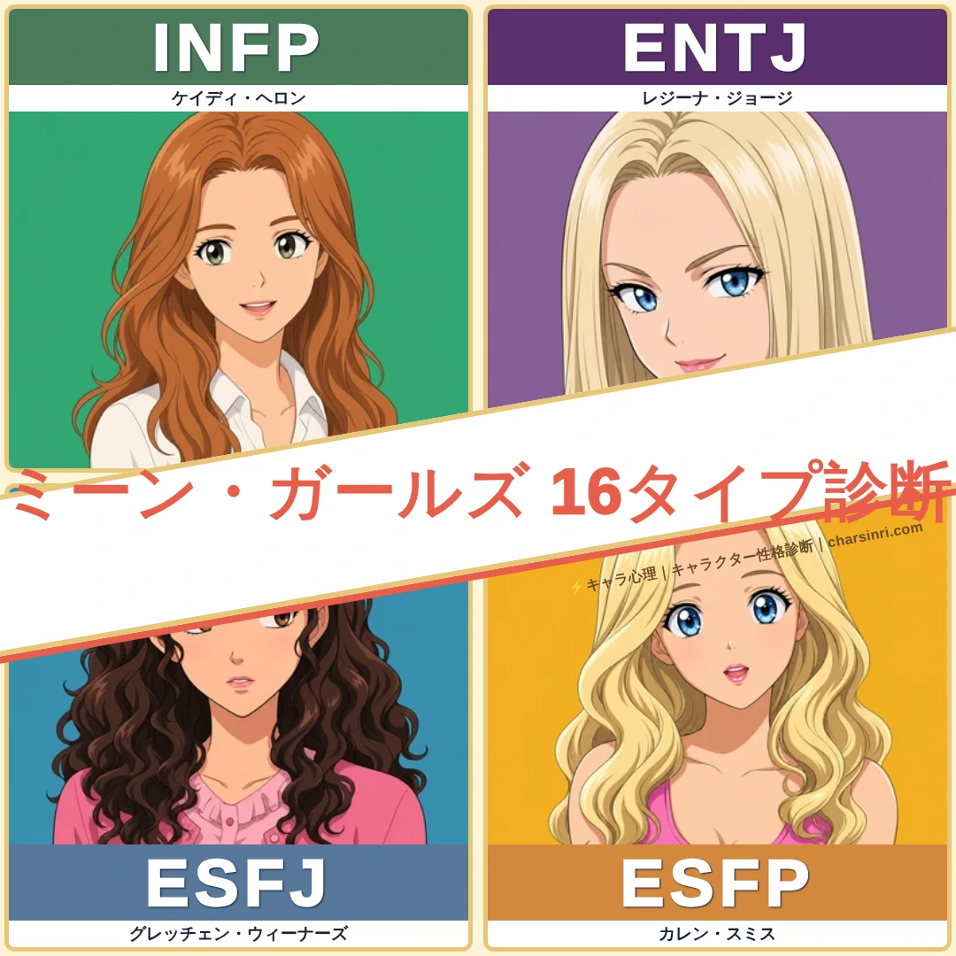 ミーン・ガールズ｜MBTI一覧のアイキャッチ画像