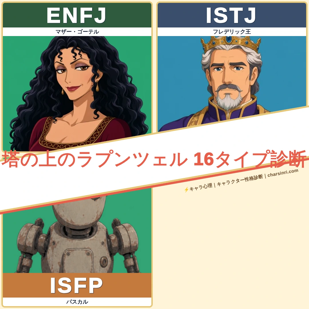 塔の上のラプンツェル｜MBTI一覧のアイキャッチ画像